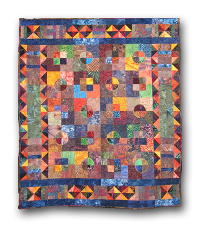 The quilt was made for UNIFEM (United Nations Fund for the Development of Women). It was exhibited at the Mid-Atlantic Quilt Festival, February 2007 and AQS Quilt Show, April 25-28, 2007. It was auctioned off on June 22, 2007 and is now in the private collection of author Neale Godfrey.