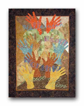 praise art quilt