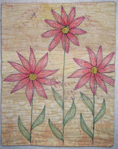 Lazy Daisies Journal Quilt